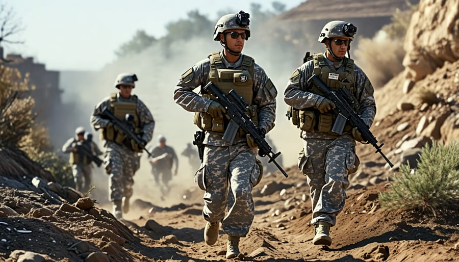 American military personnel engaged in joint training exercises with United Nations peacekeeping forces