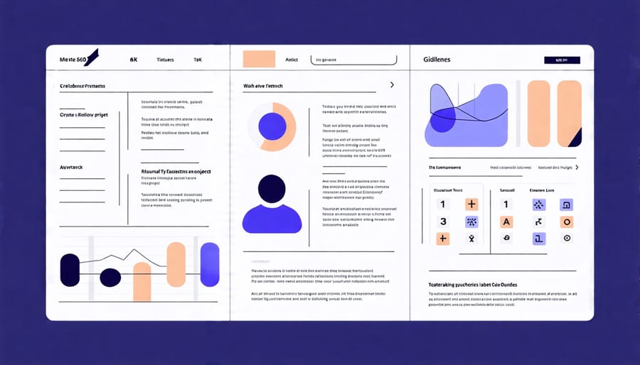 User interface of a collaborative platform used for joint university research projects