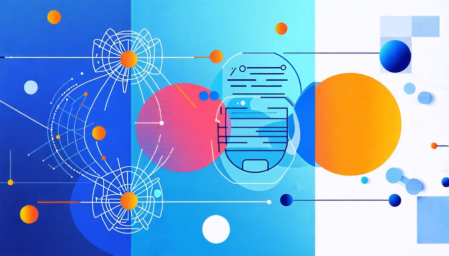 Illustrative diagram showing how quantum computing aids drug discovery