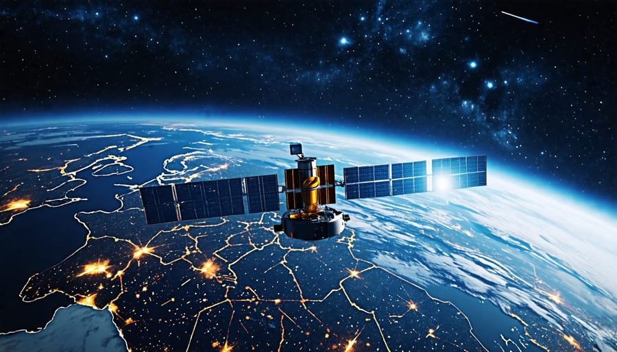 Satellite technology used in remote sensing for climate change